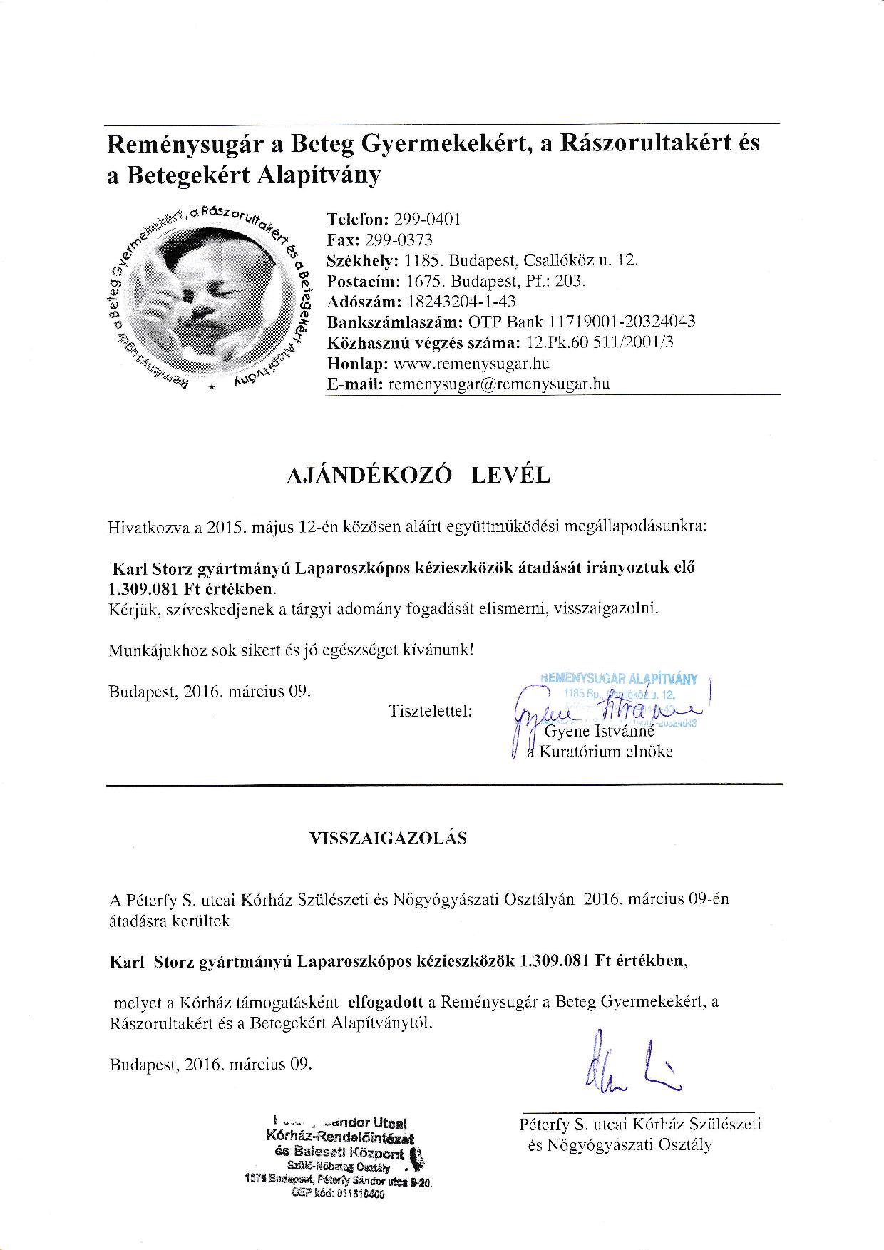 Pterfy S. utcai Krhz Szlszeti s Ngygyszati Osztly