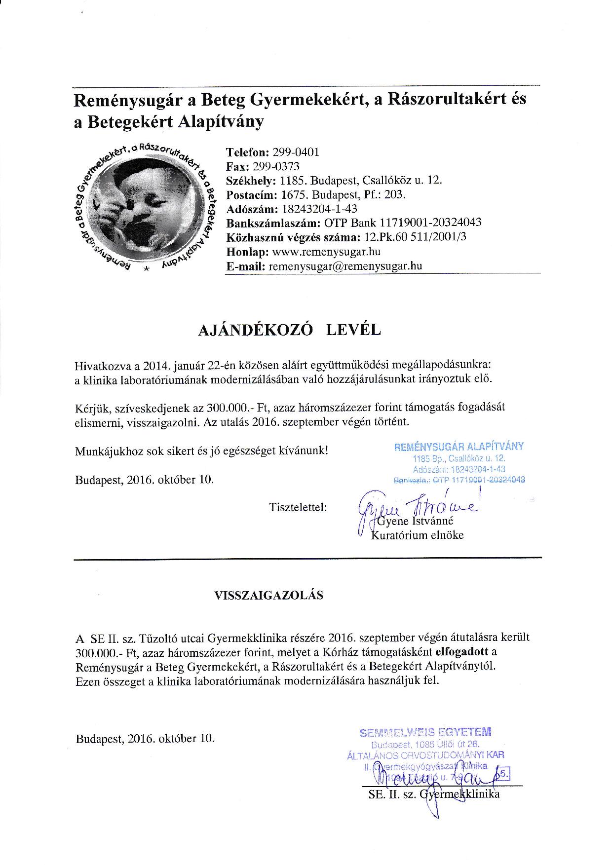 Ajndkoz SOTE II 2016 okt